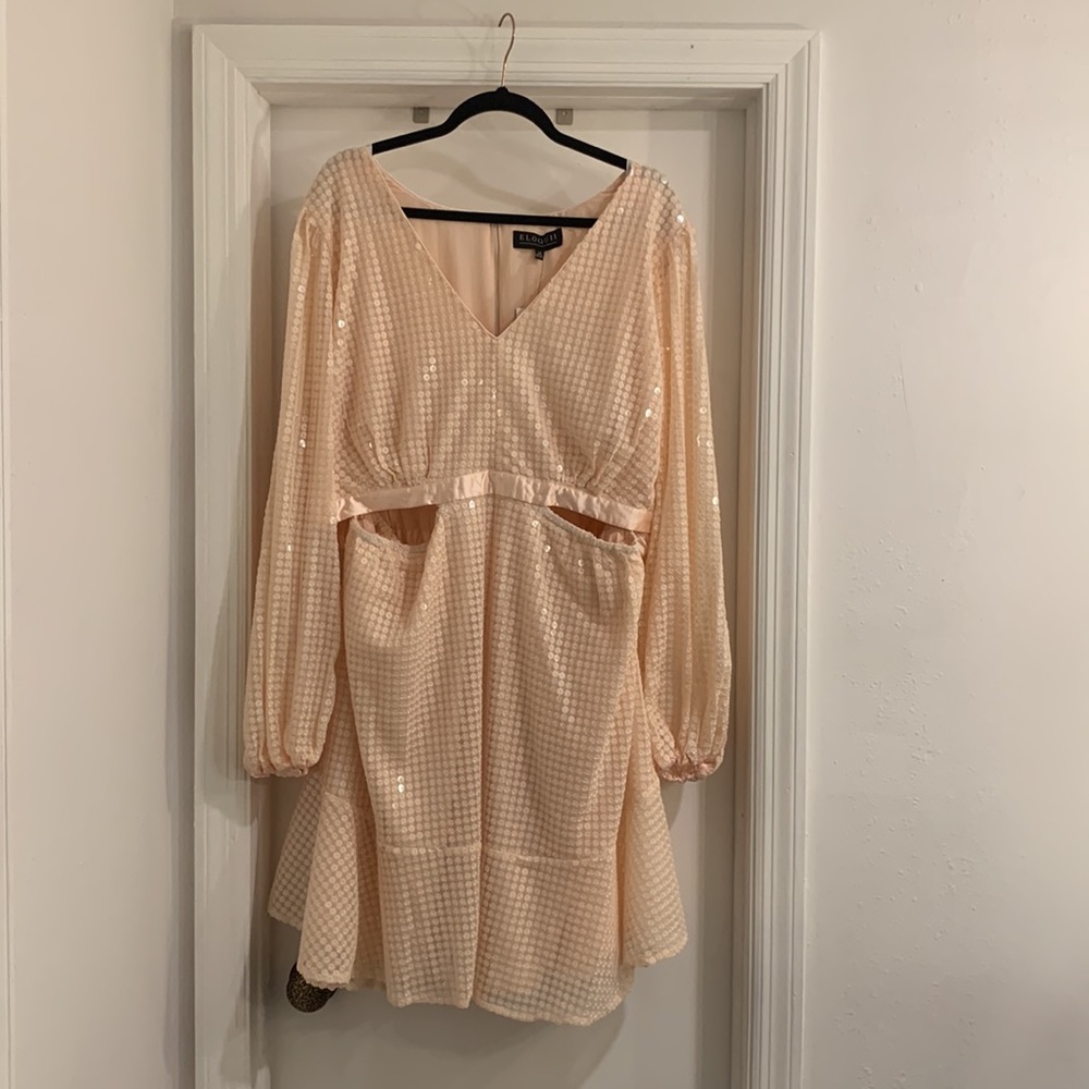 Eloquii Cutout Sequin Dress - Picture 2 of 6